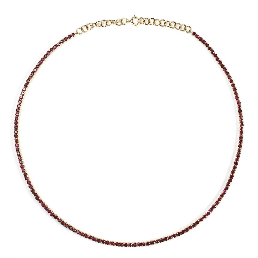Red Ruby Tennis Chain