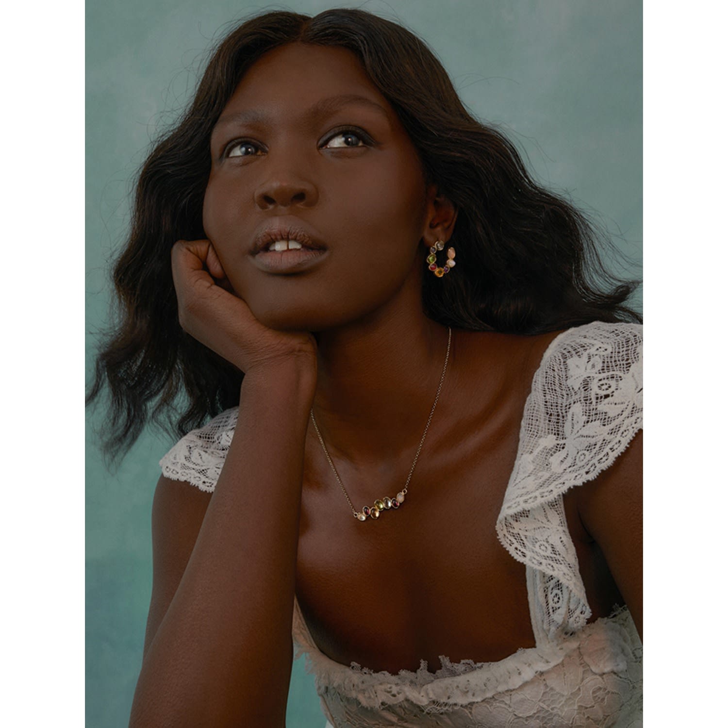 Cosmo Gold-Plated Multicolor Earrings