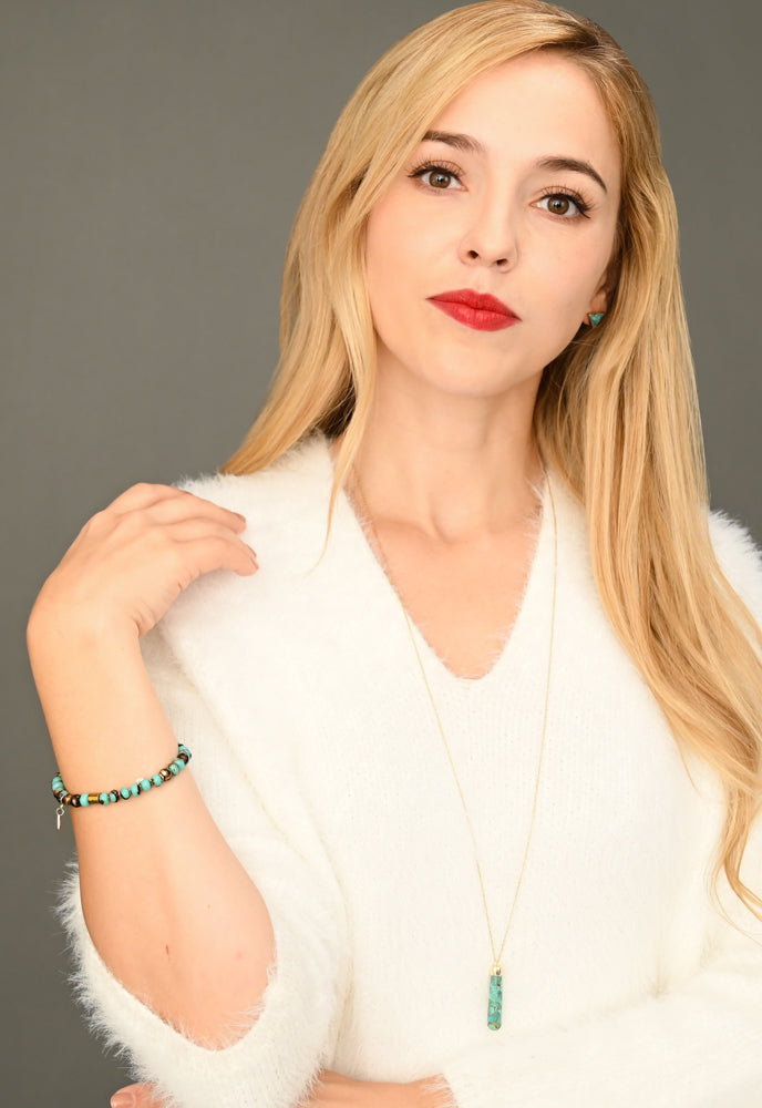 Resilience Necklace In Turquoise