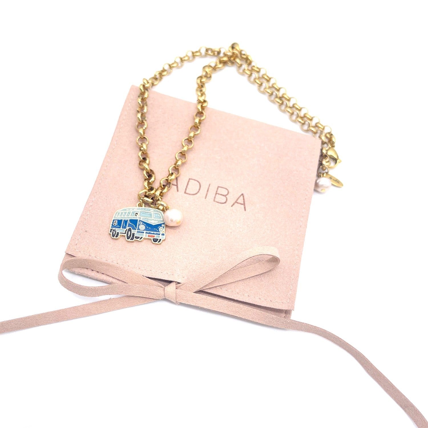 Retro Van Handmade Necklace