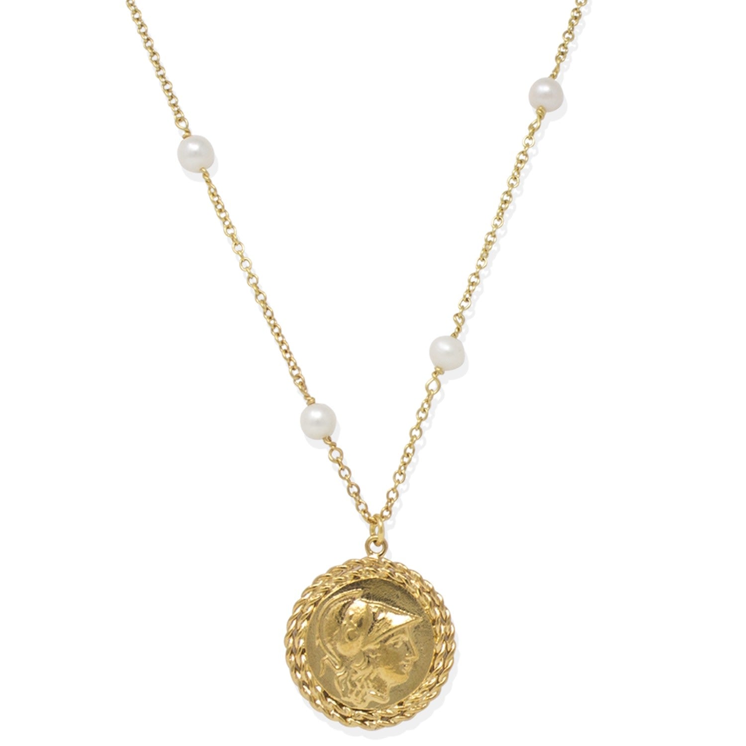 Athena Medallion Necklace
