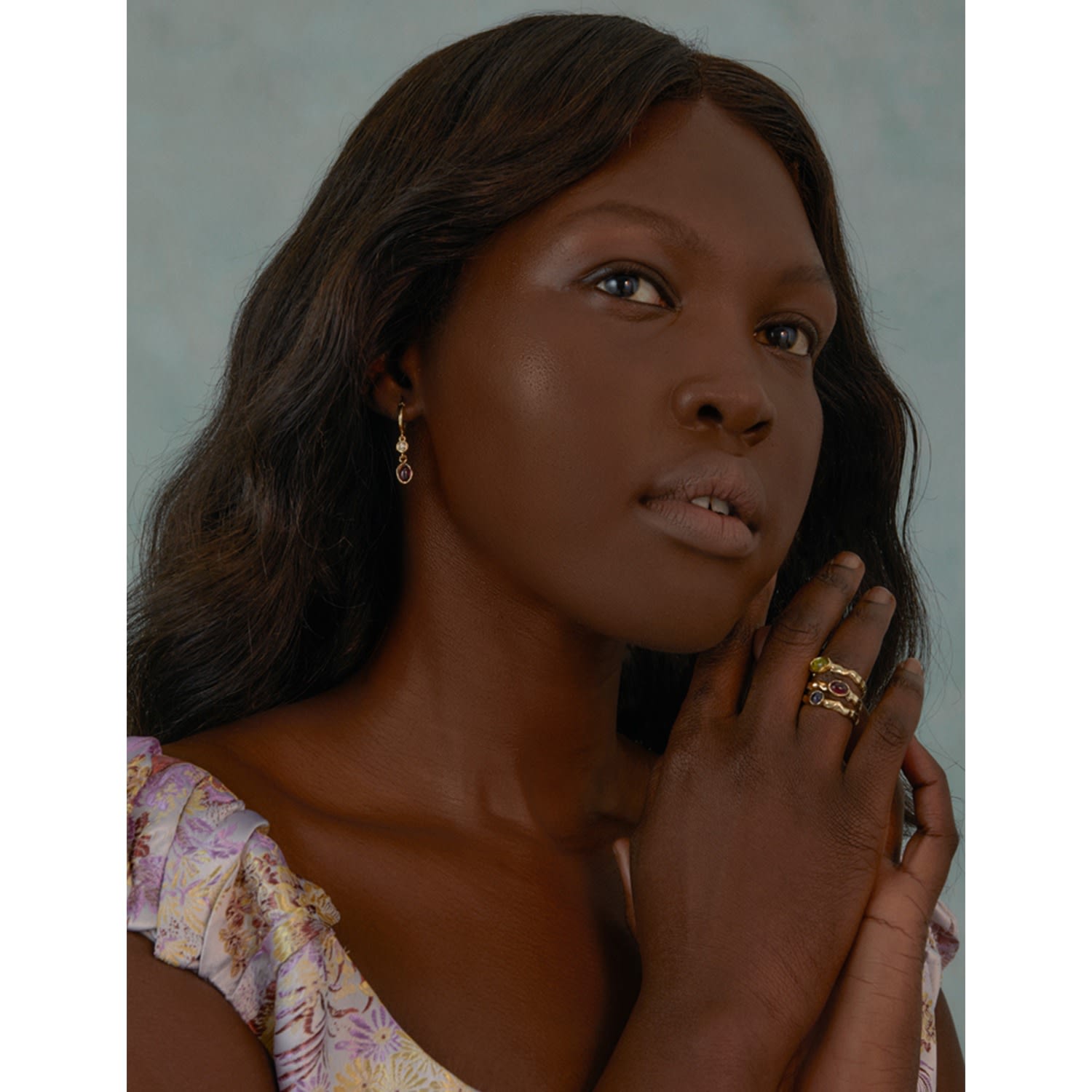 Cosmo Gold - Plated Lolite Ring