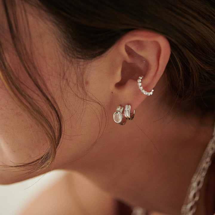 rhodochrosite-huggie-hoop-earrings-sterling-silver-daisy-london