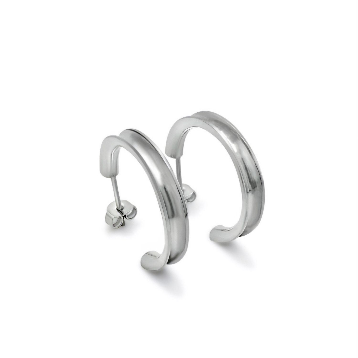 Ria Silver Hoops