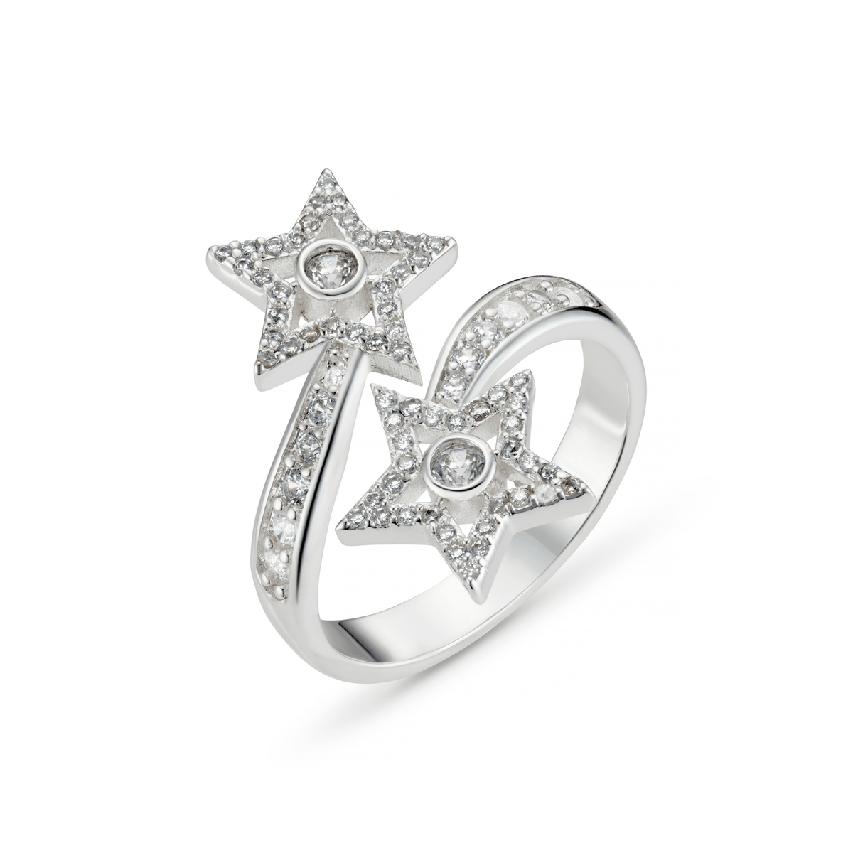 Crystal Shooting Star Ring
