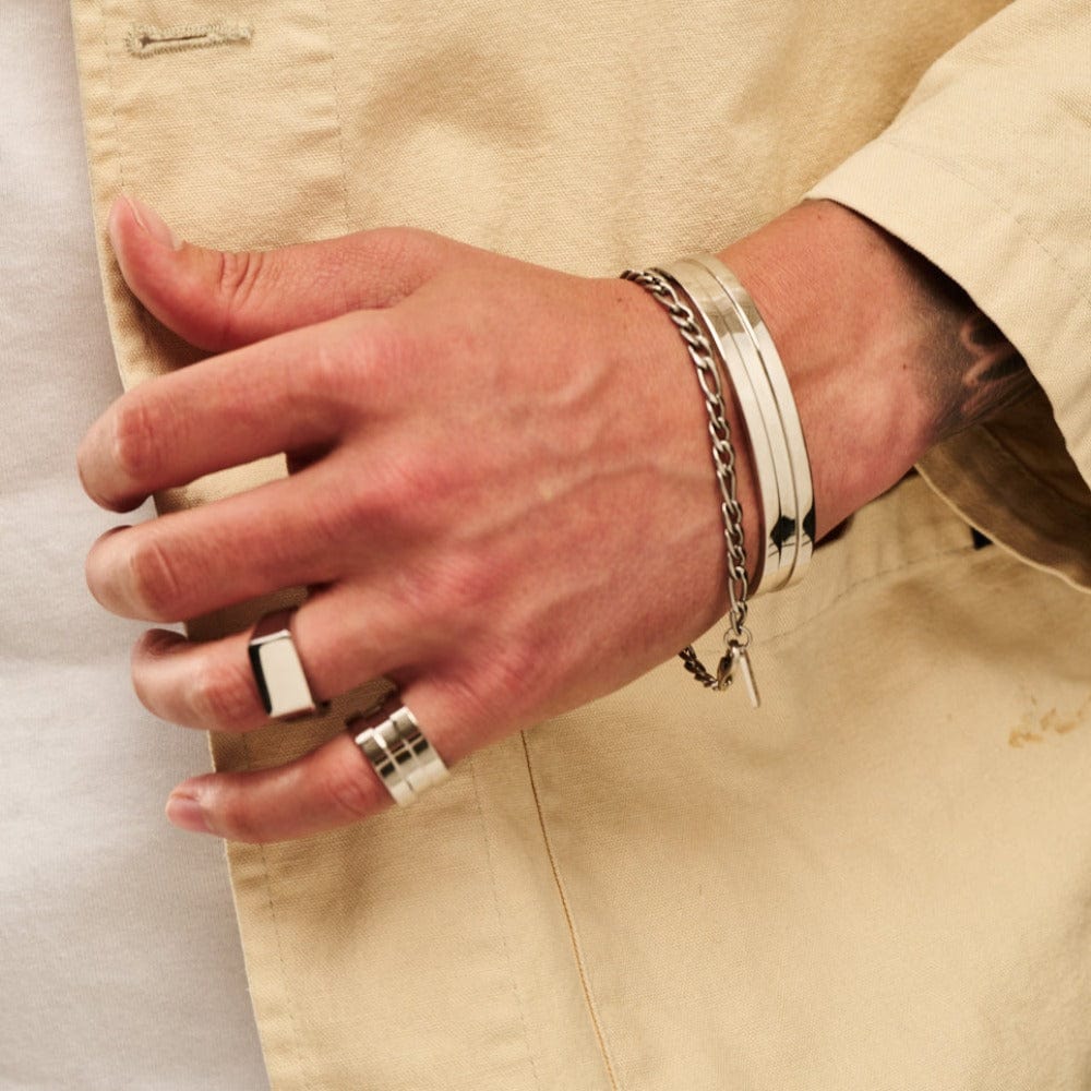 Ridged Ring - Silver