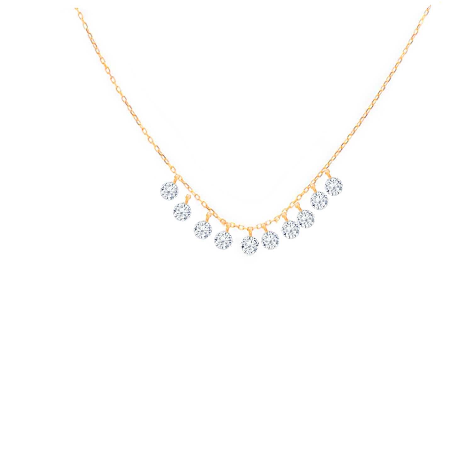 Rising Star Ten Diamond Necklace