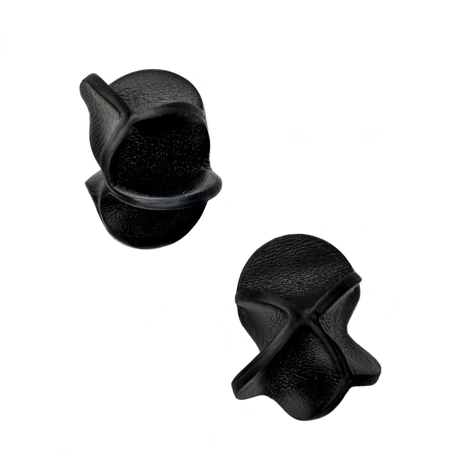 Rivelis Leather Earrings Black