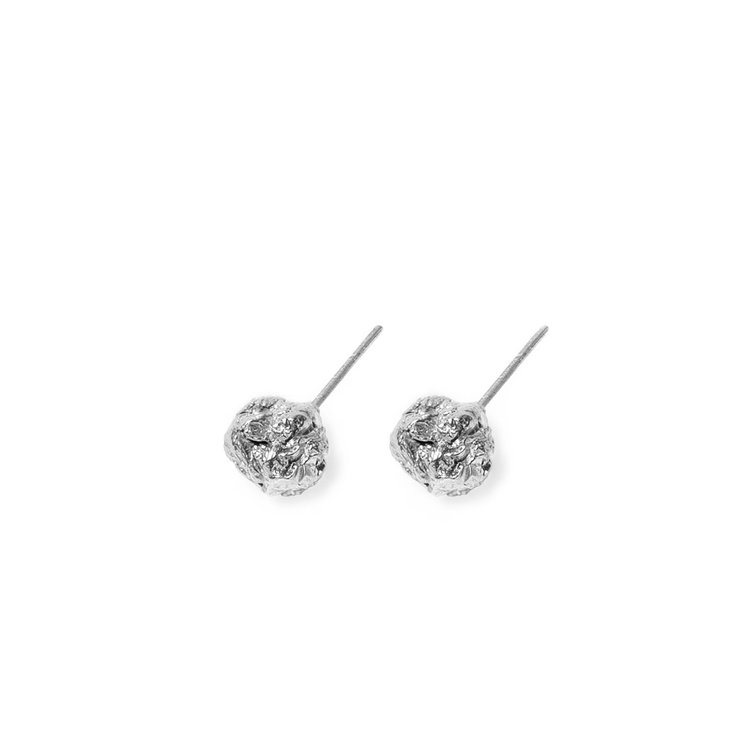 Archaic Stud Earrings Silver