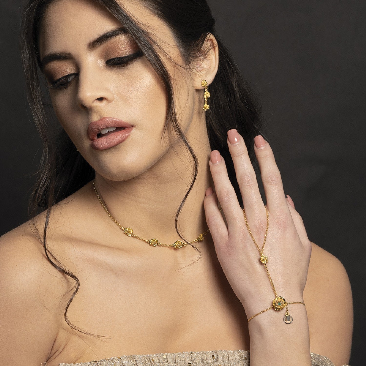 Rocks Hand-Kissed Silver With Natural Sapphire