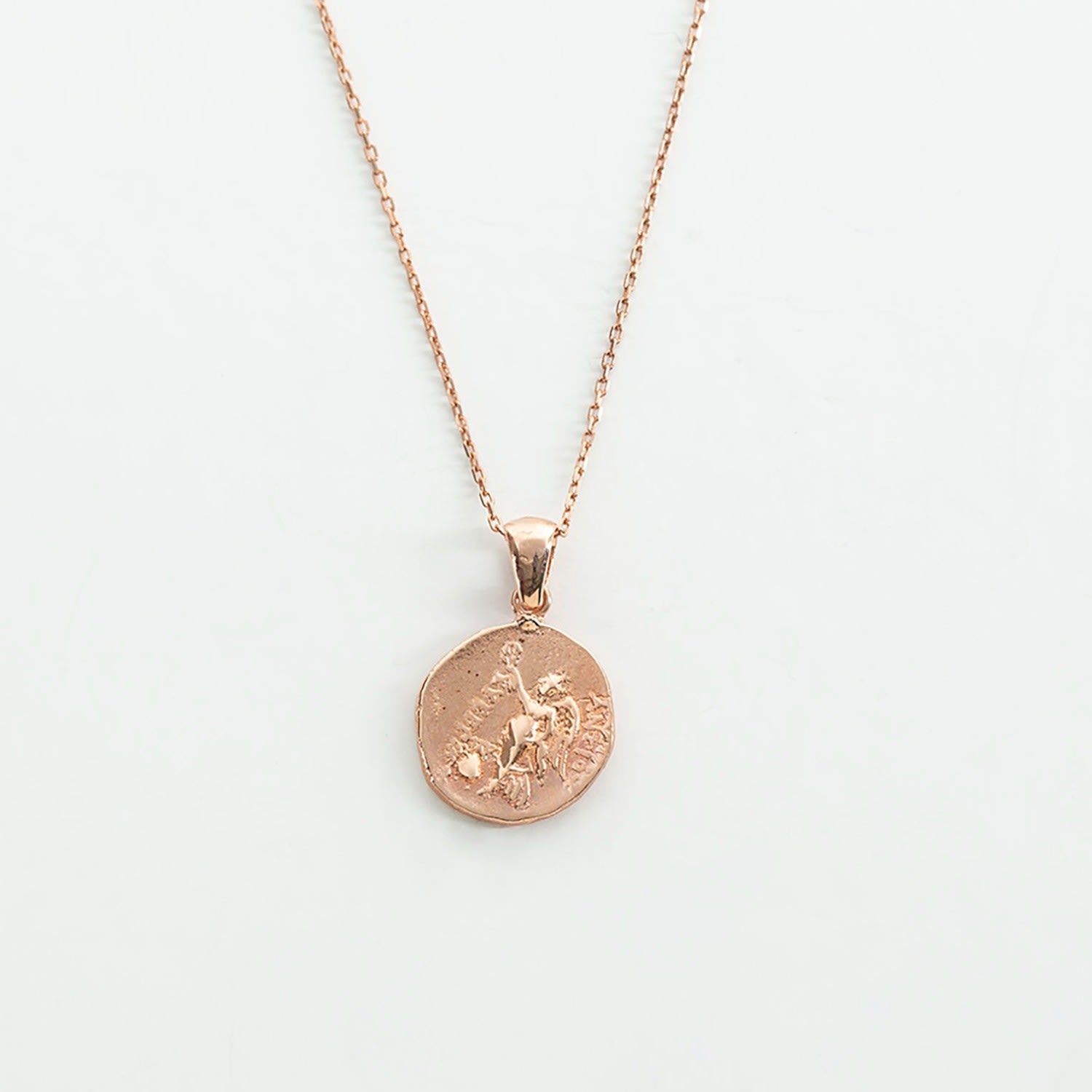 Roman Imperial Coin Charm Silver Necklace