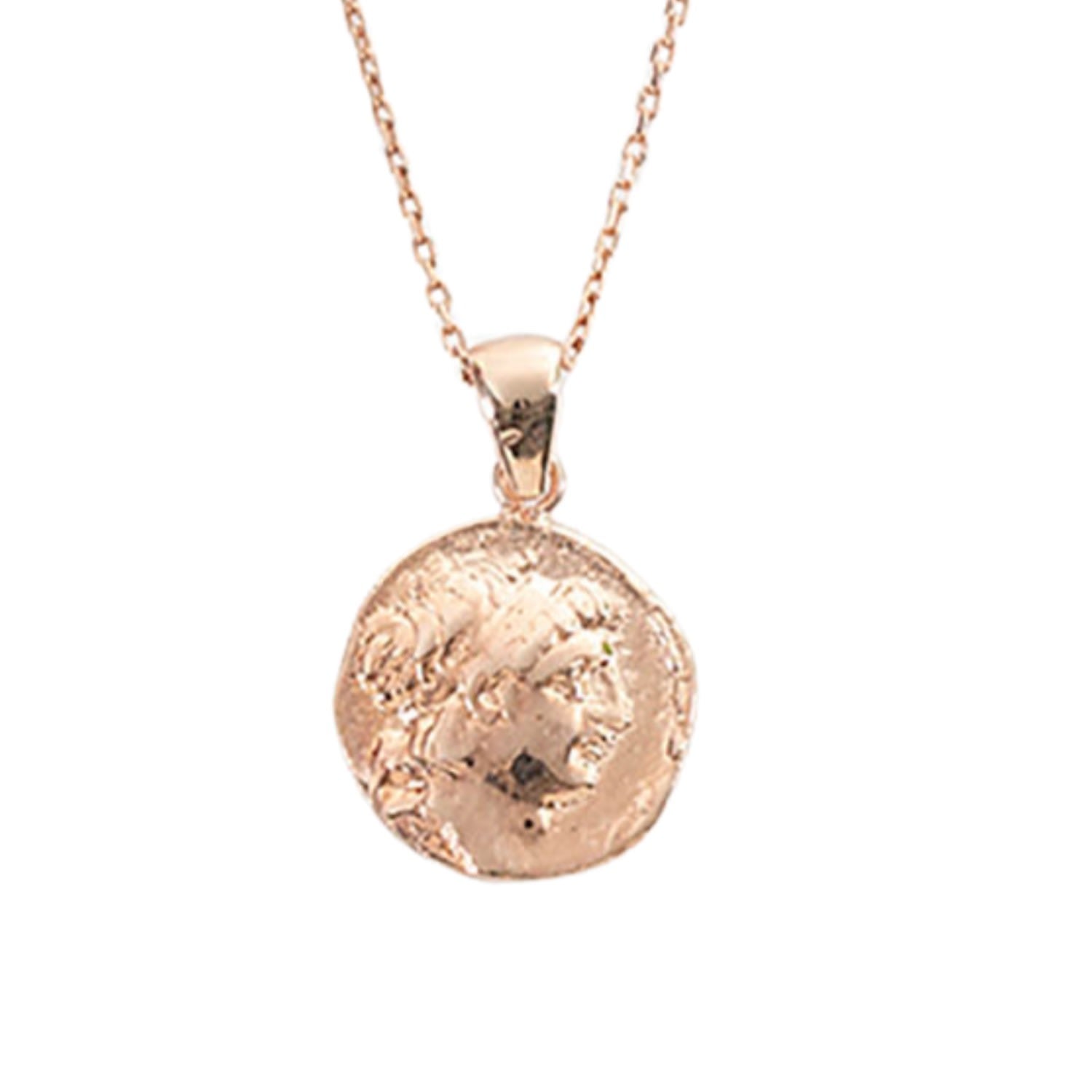 Roman Imperial Coin Charm Silver Necklace