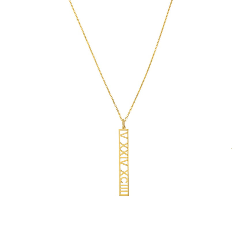 Necklace With Anniversary Date