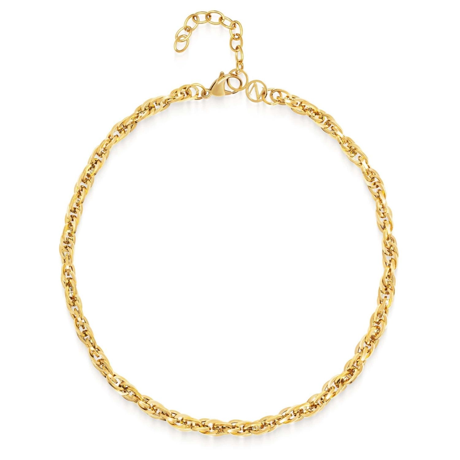 Gold Rope Chain Choker