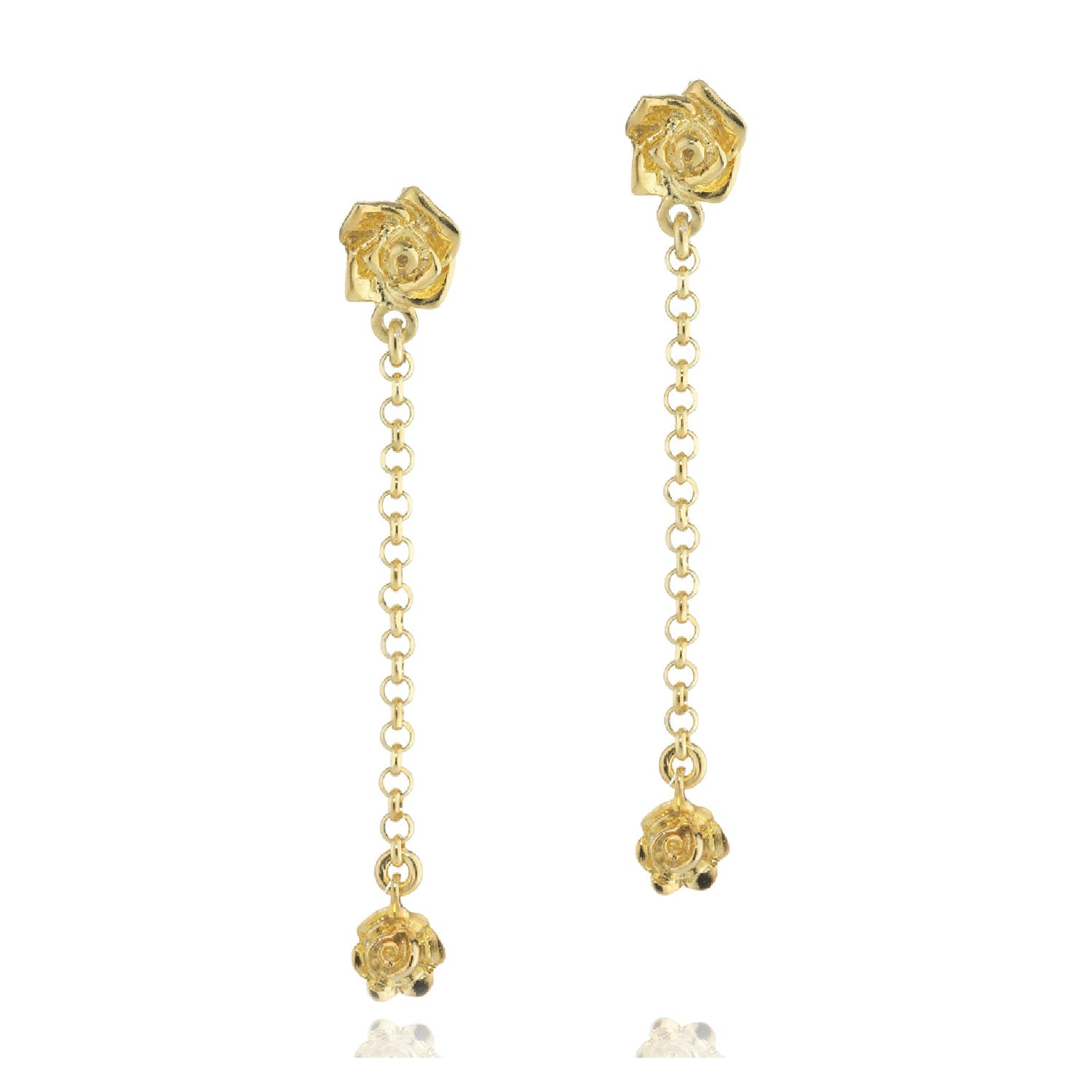 Rosas Unaloe Earrings Gold-Plated