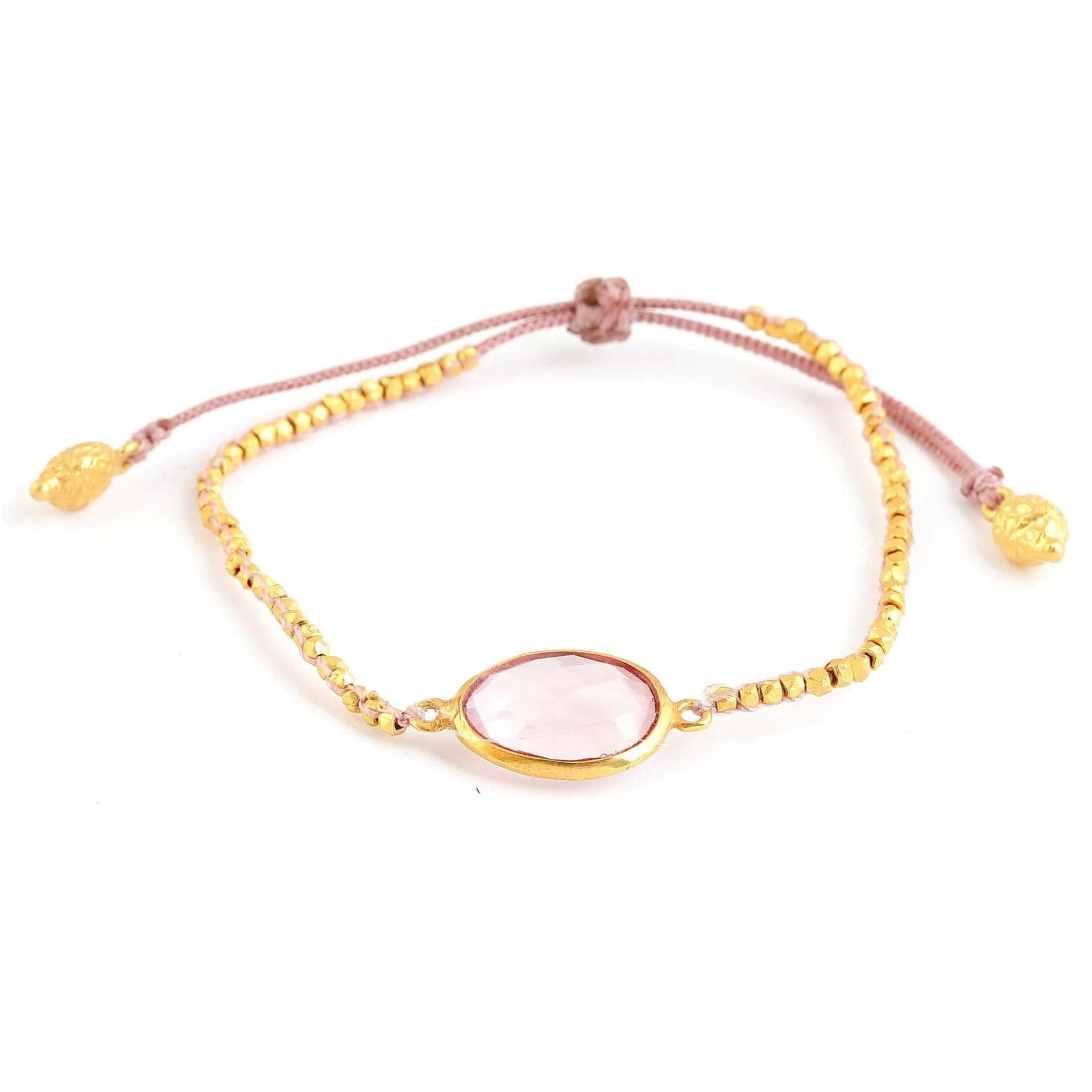 Rose Quartz Chakra Bracelet - Heart Chakra - Anahata