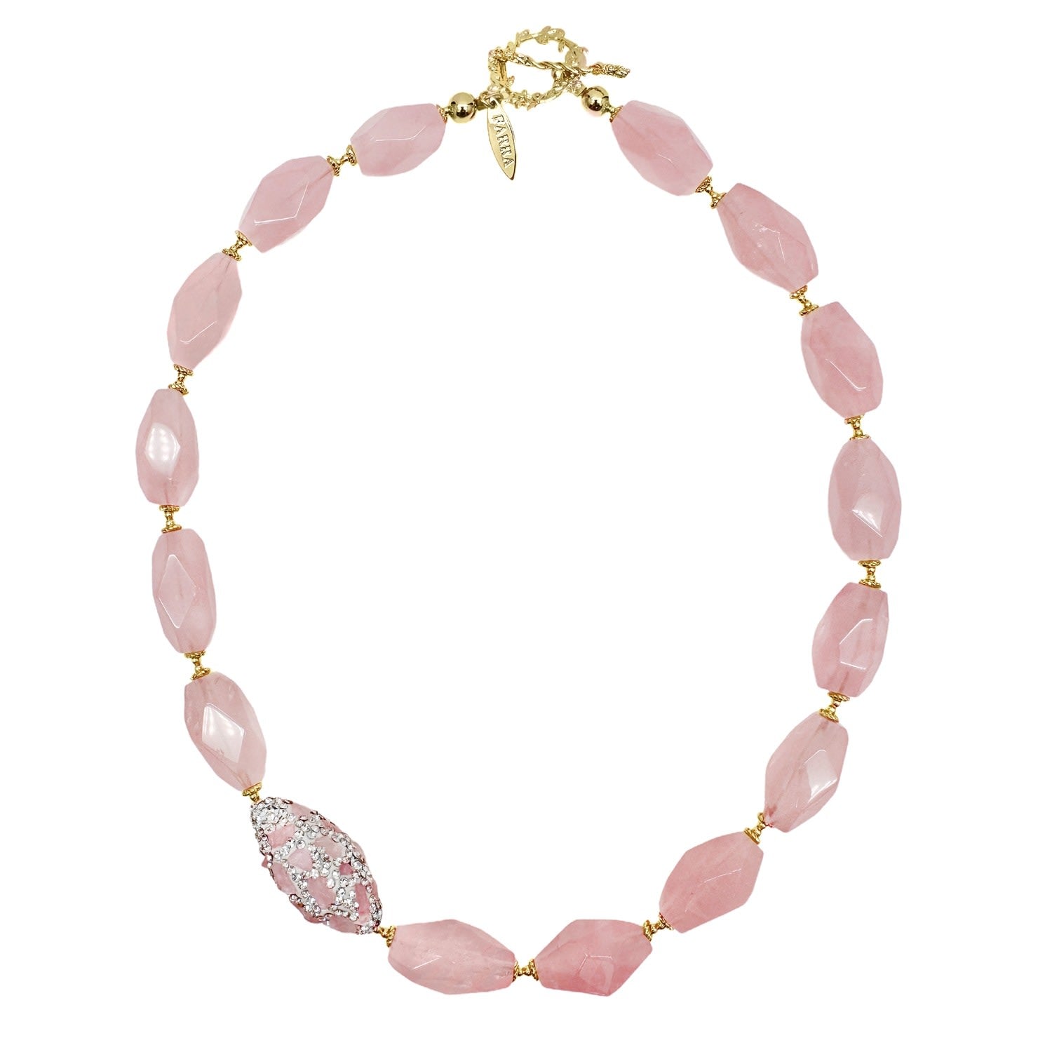 Rose Quartz Elegance Necklace
