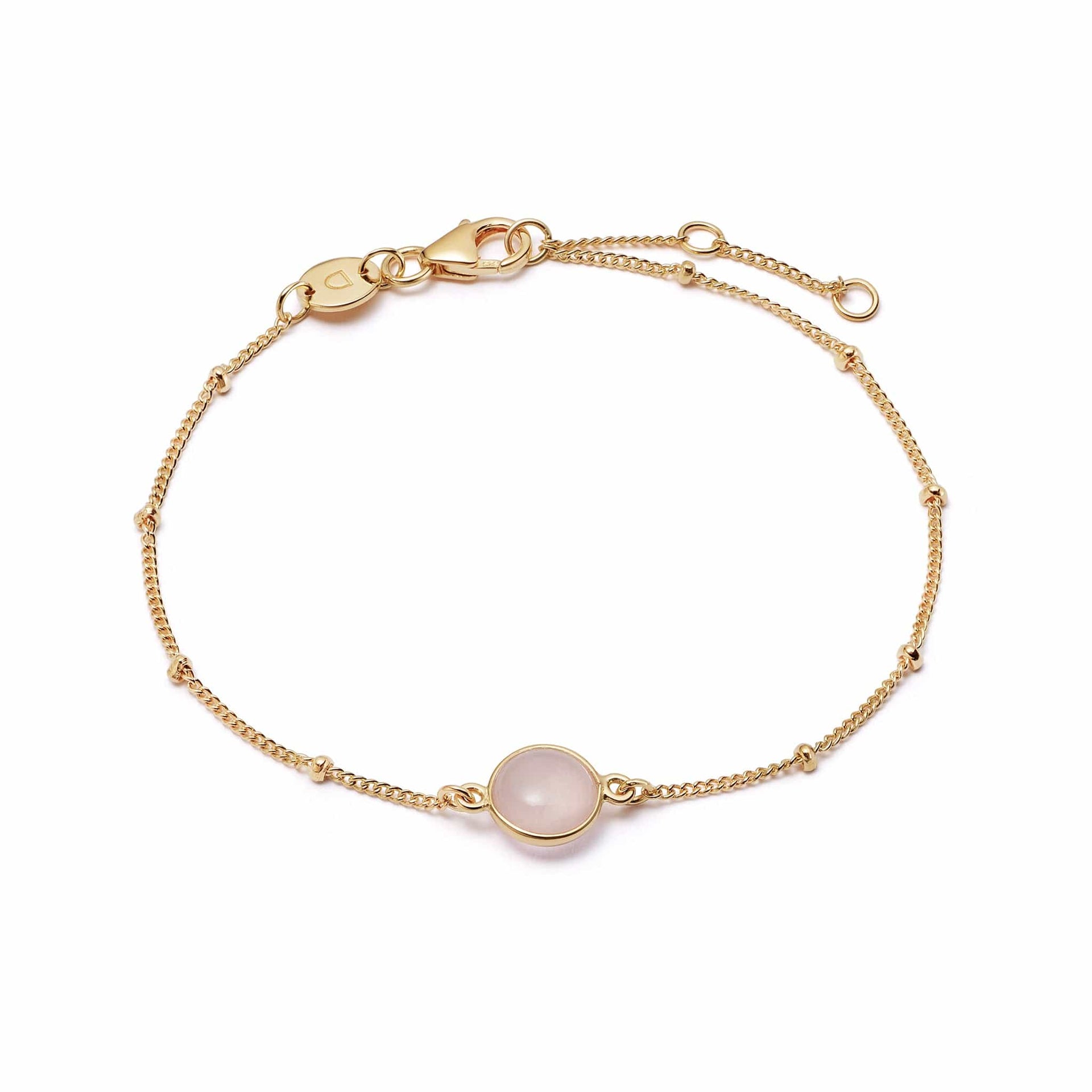 rose-quartz-healing-stone-bobble-bracelet-18ct-gold-plated-sterling-silver-daisy-london