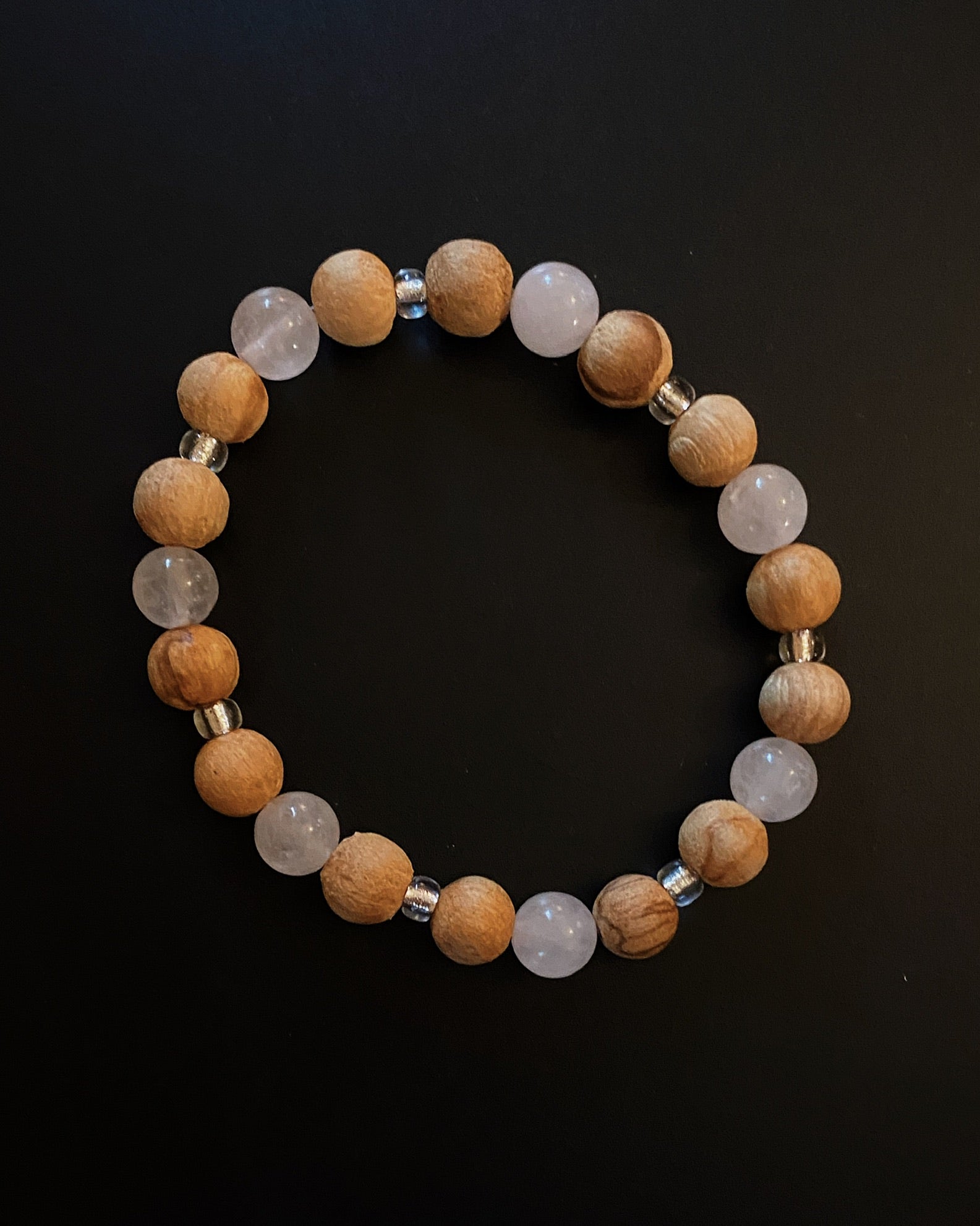 Rose Quartz Palo Santo Bracelet