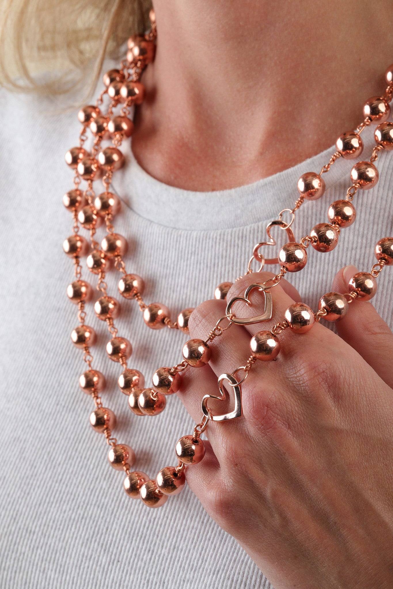 Rose Hematite Socialite Layered Necklace