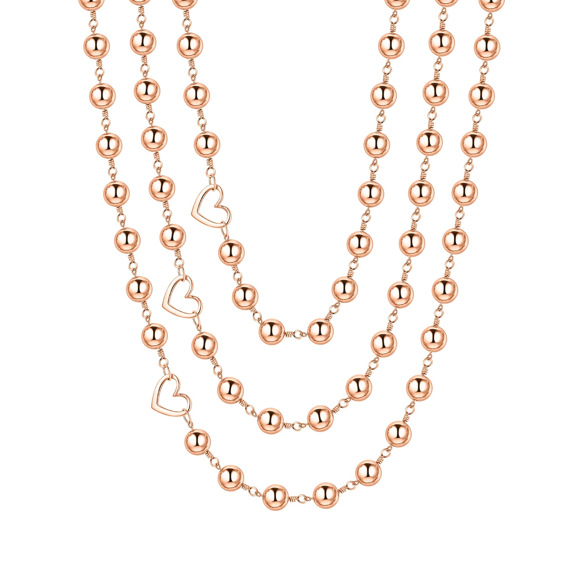 Rose Hematite Socialite Layered Necklace