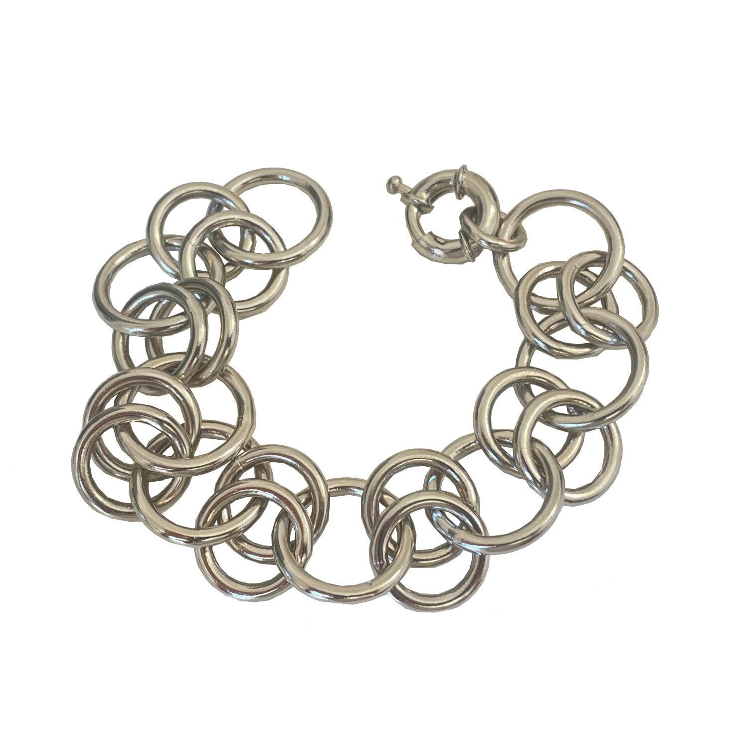 Round Chain Bracelet - Silver