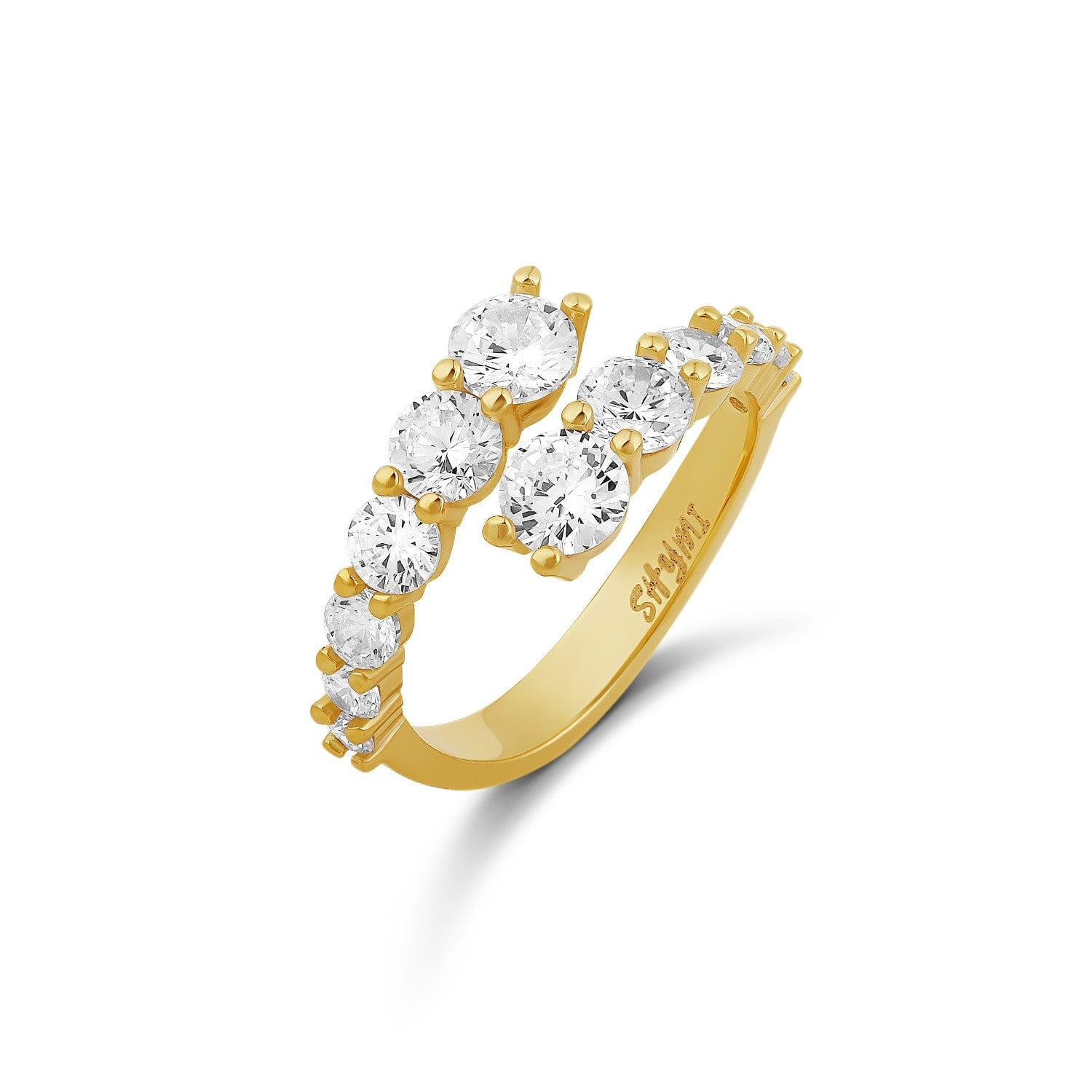 Round Coil Ring - Gold