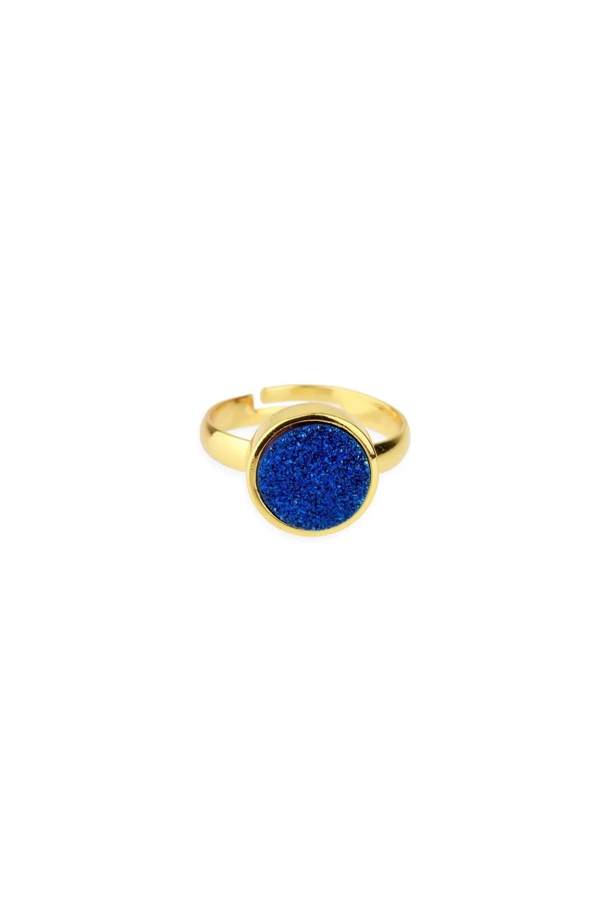 Round Druzy Ring