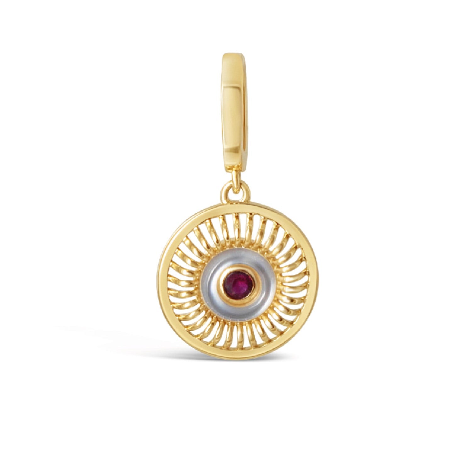 Round Evil Eye Charm