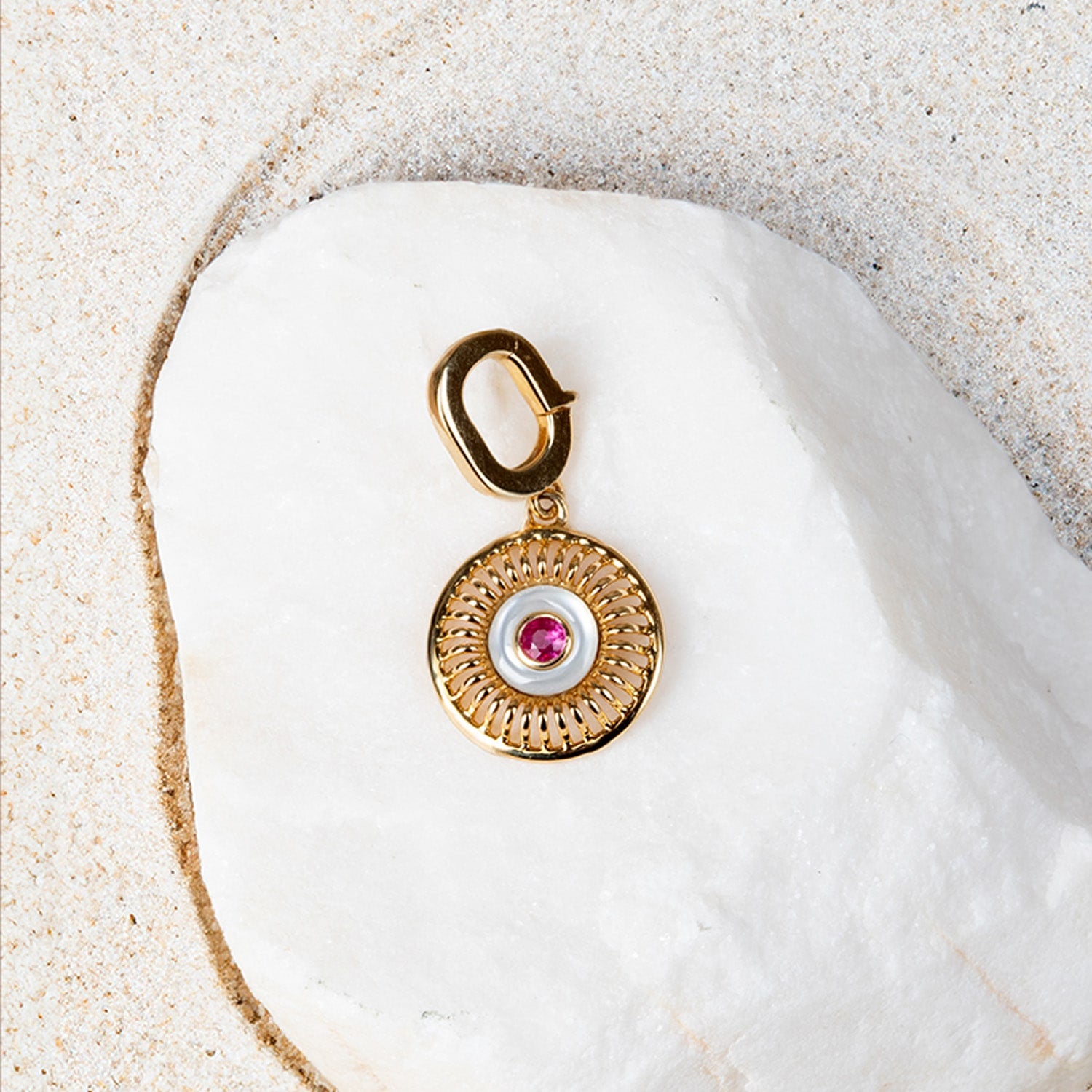 Round Evil Eye Charm