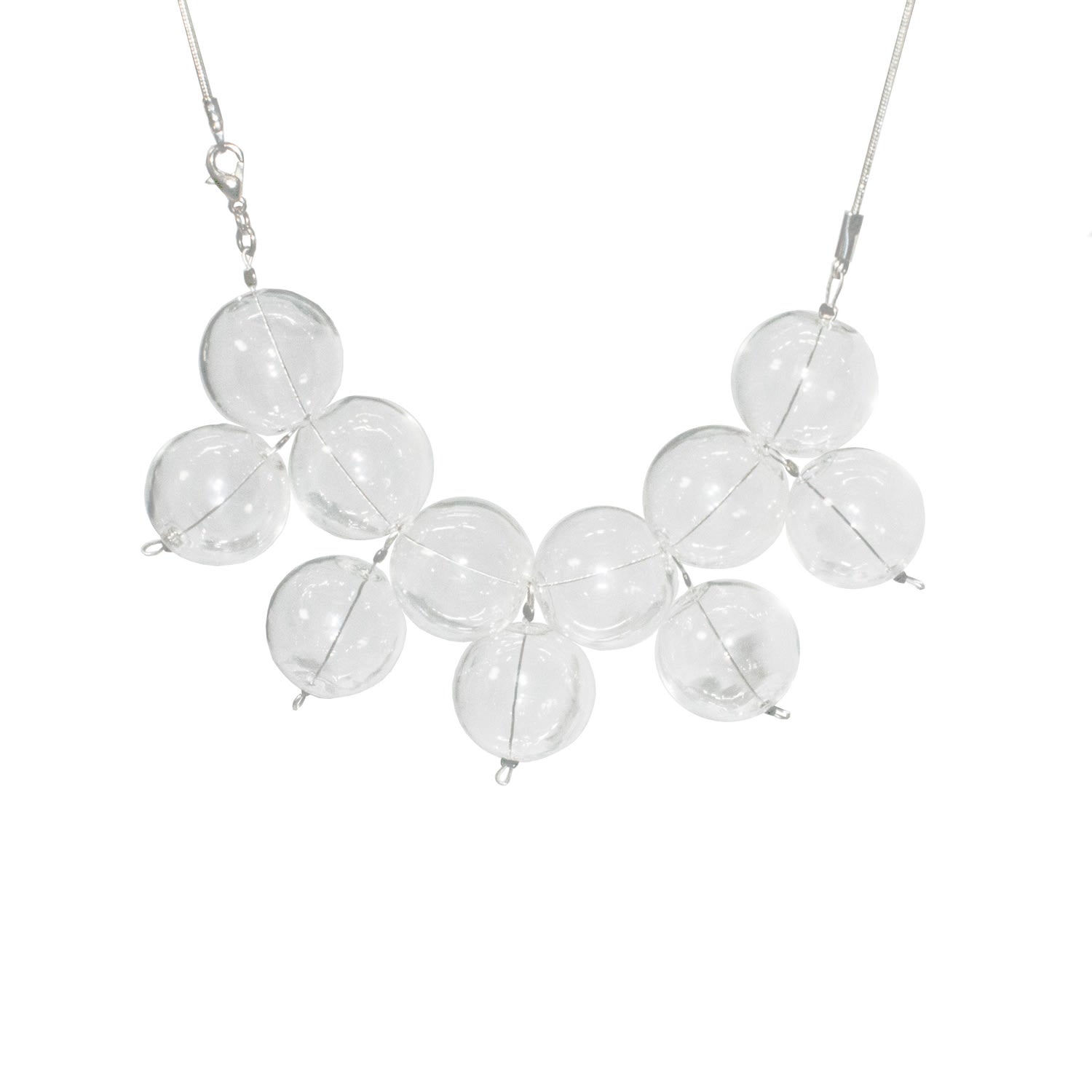 Royal – Blown Glass Bubbles Necklace