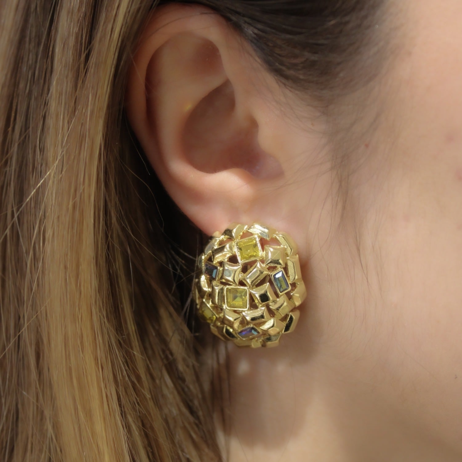 Royal Pastel Swarovski Earrings