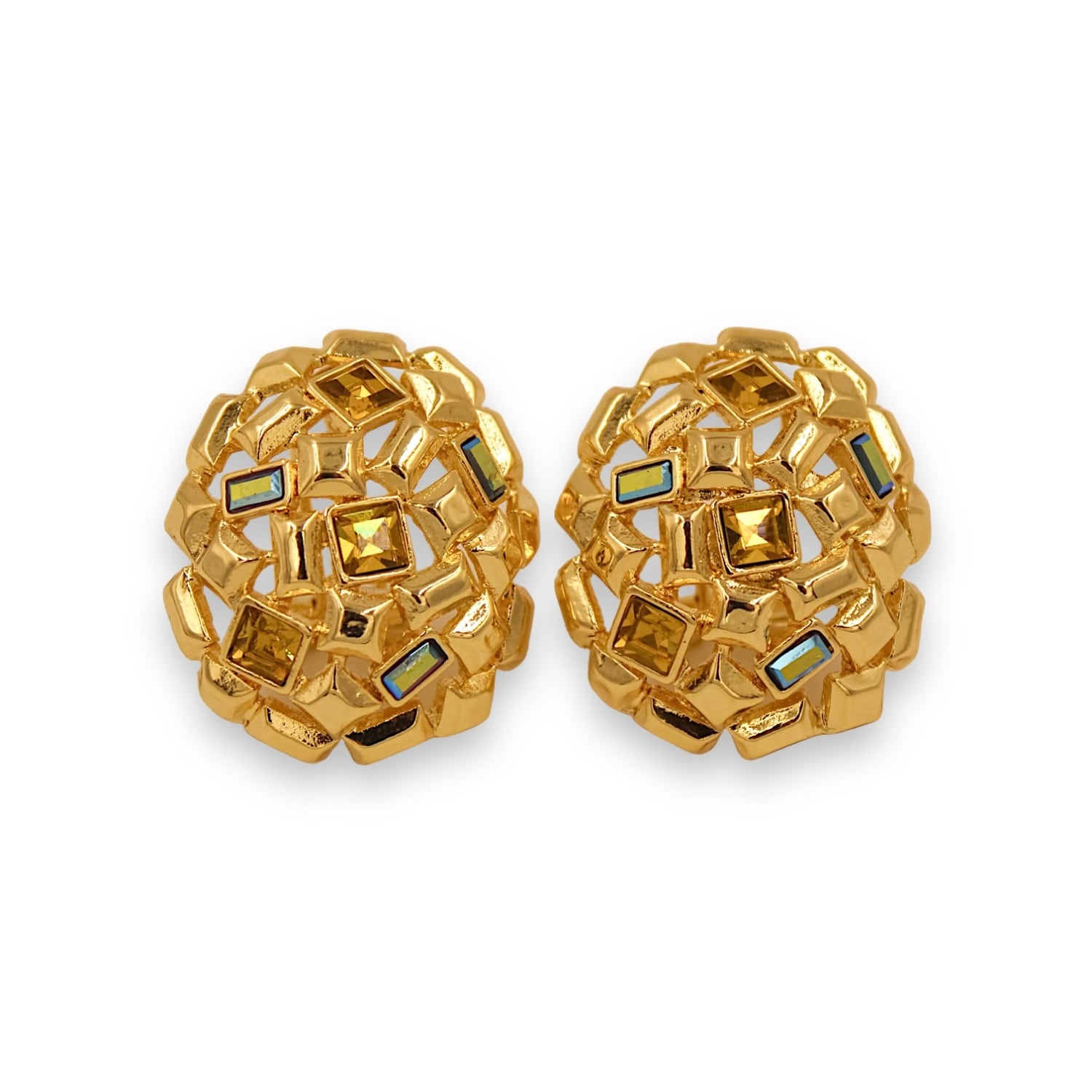 Royal Pastel Swarovski Earrings