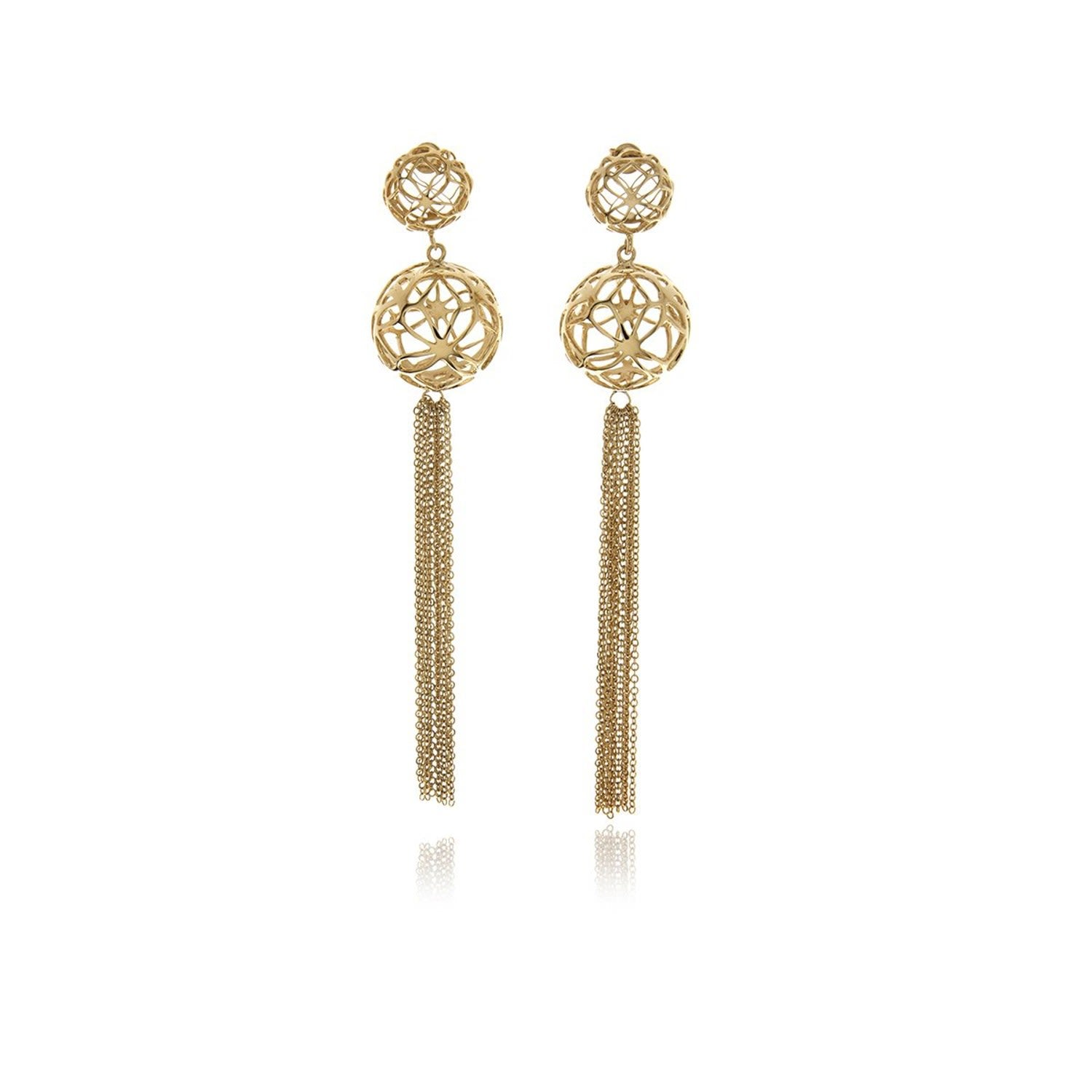 Signature Sphere Gold Earrings