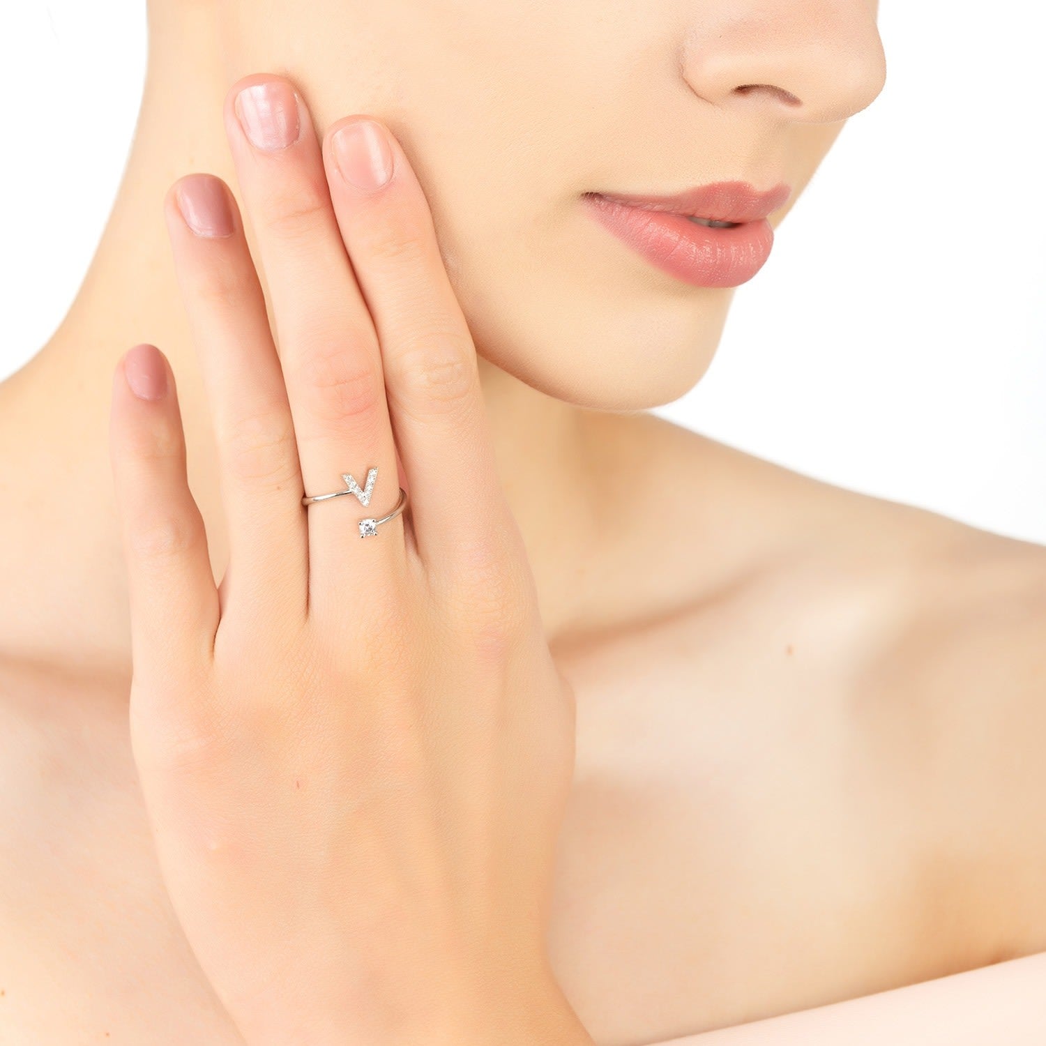 Initial Ring Silver V