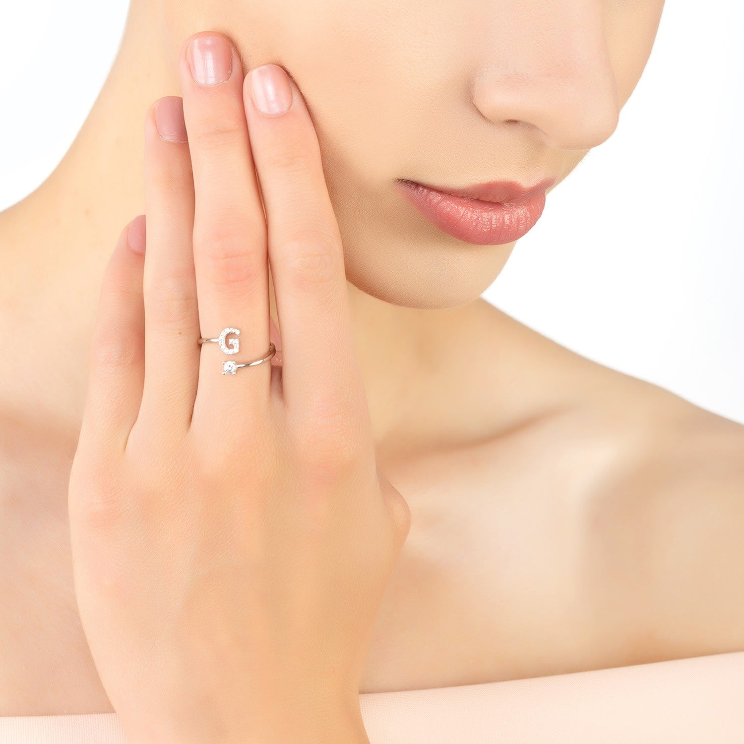 Initial Ring Silver G