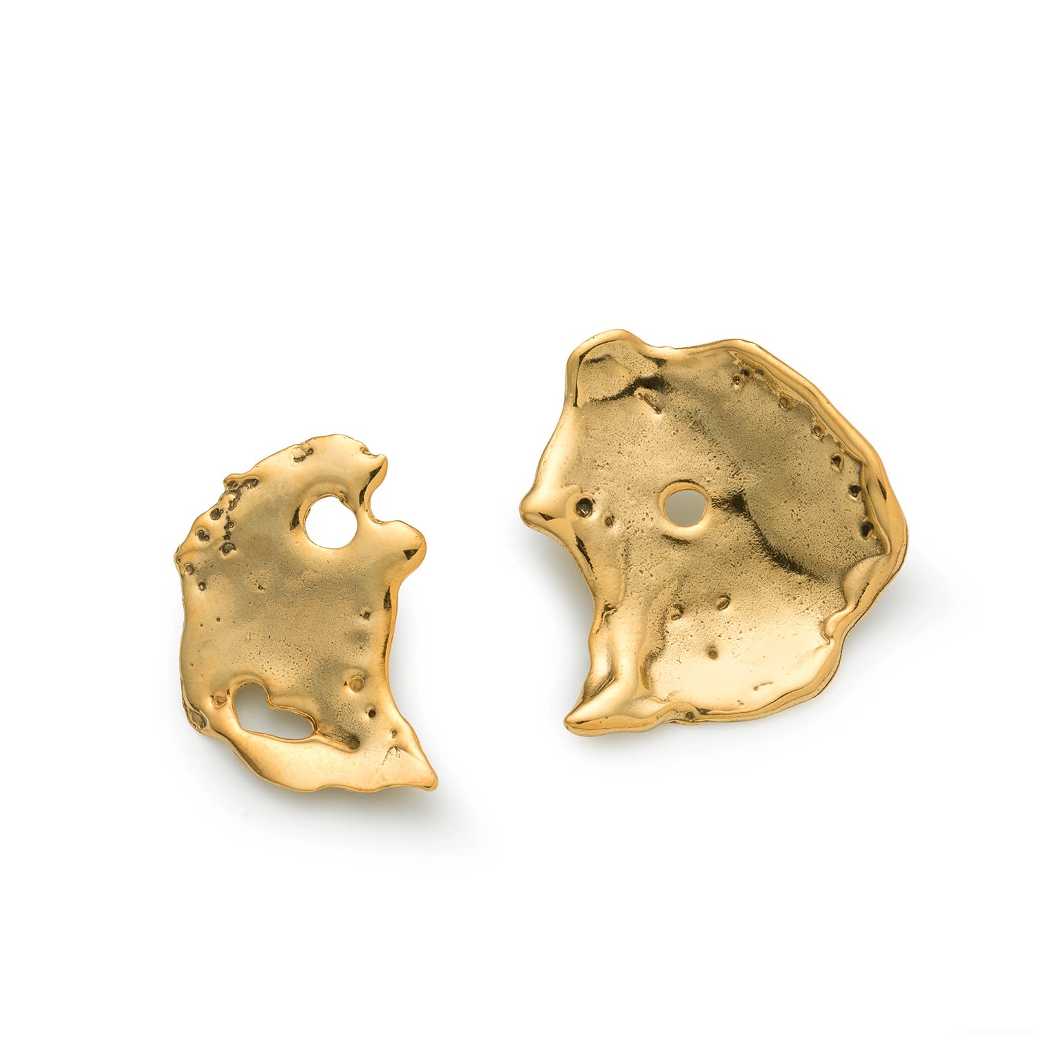 Talisman Moon Earrings Gold