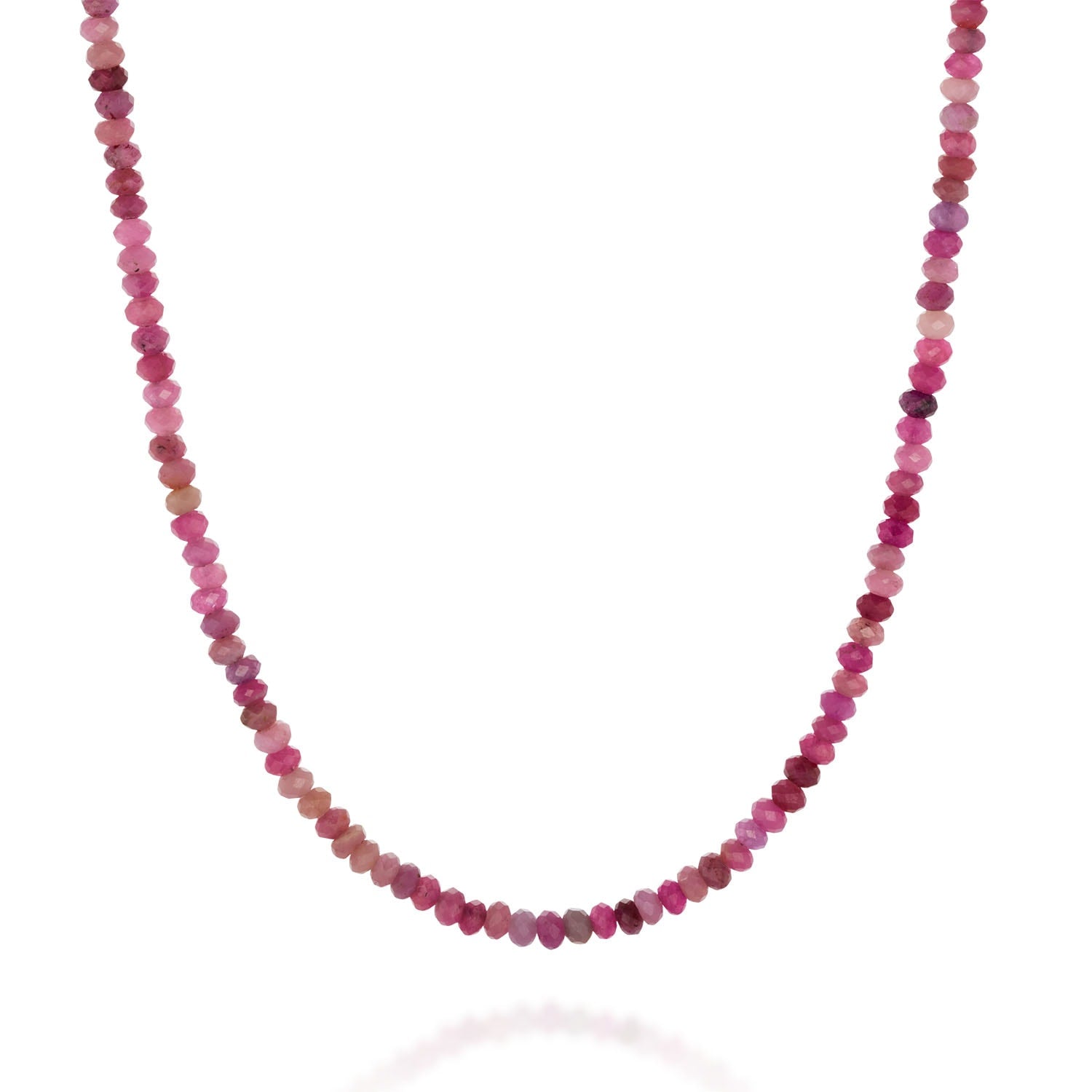 Ruby Mini Bead Necklace