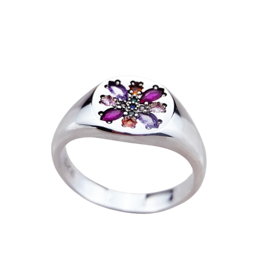 Ruby's Signet Ring In Silver