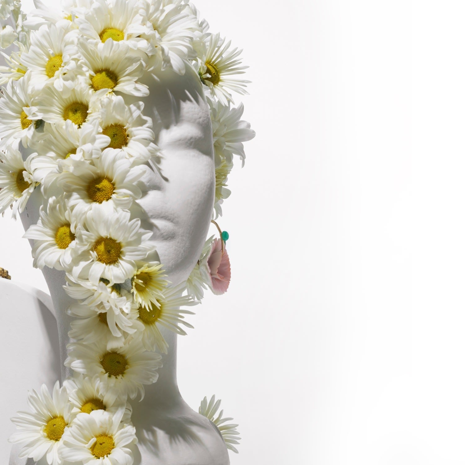 Calla Porcelain Flower Earring