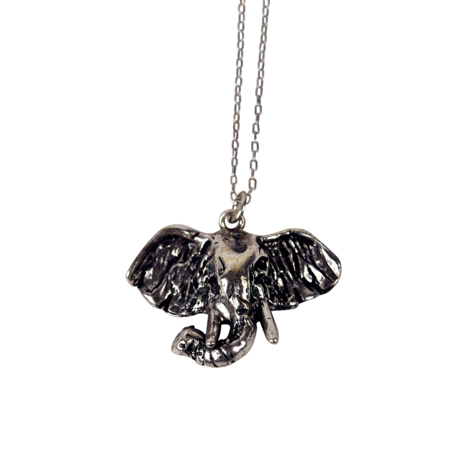 Elephant Necklace - Silver