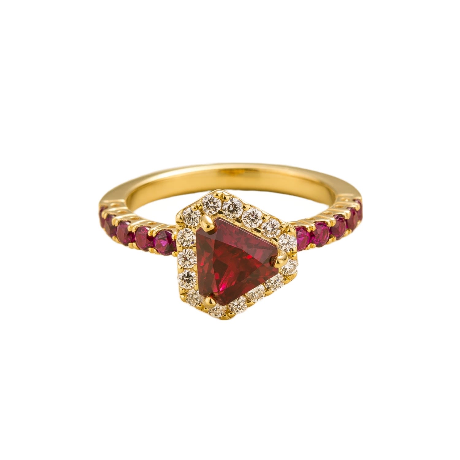 Diana Ring In Ruby & Diamond