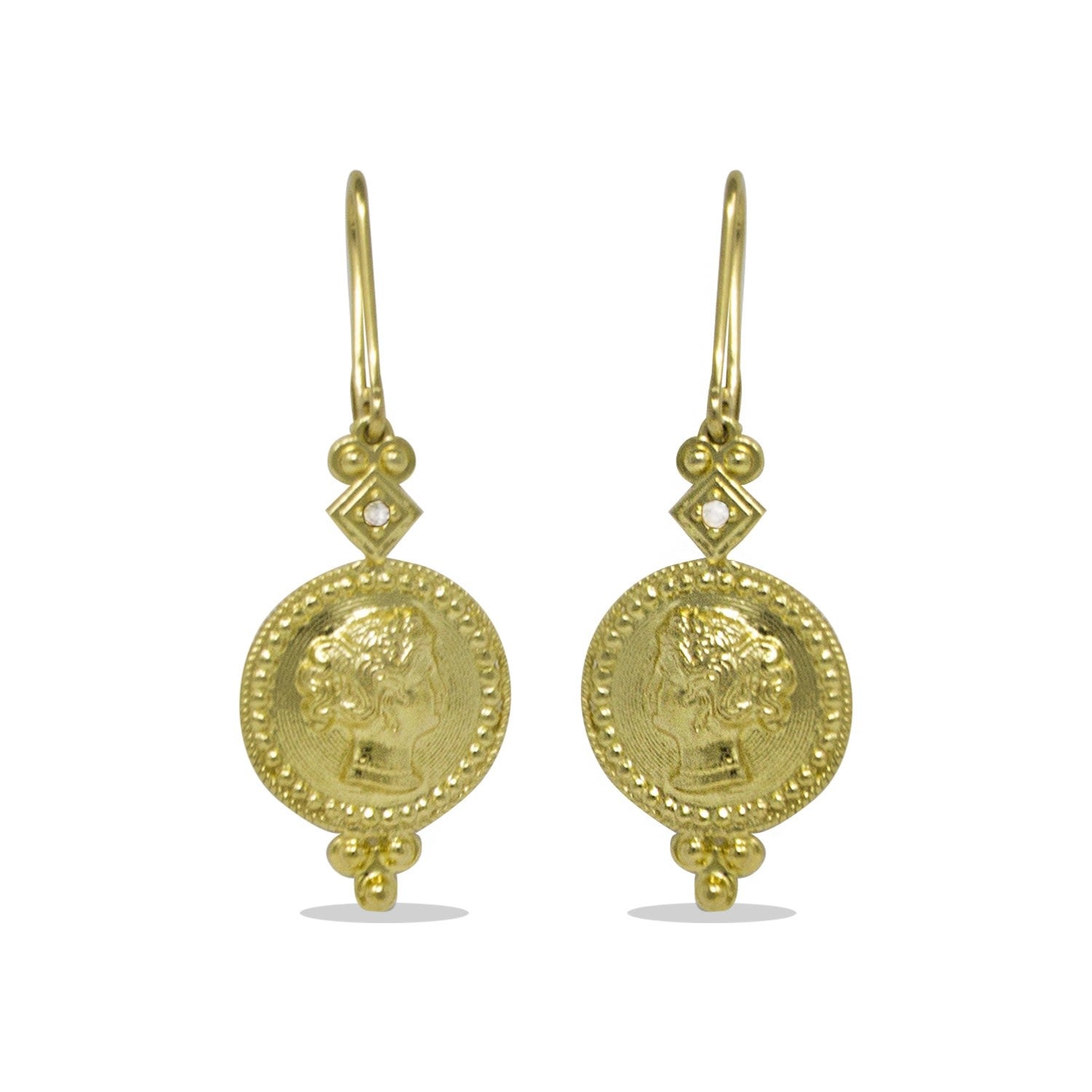 Cleopatra Gold-Plated Earrings