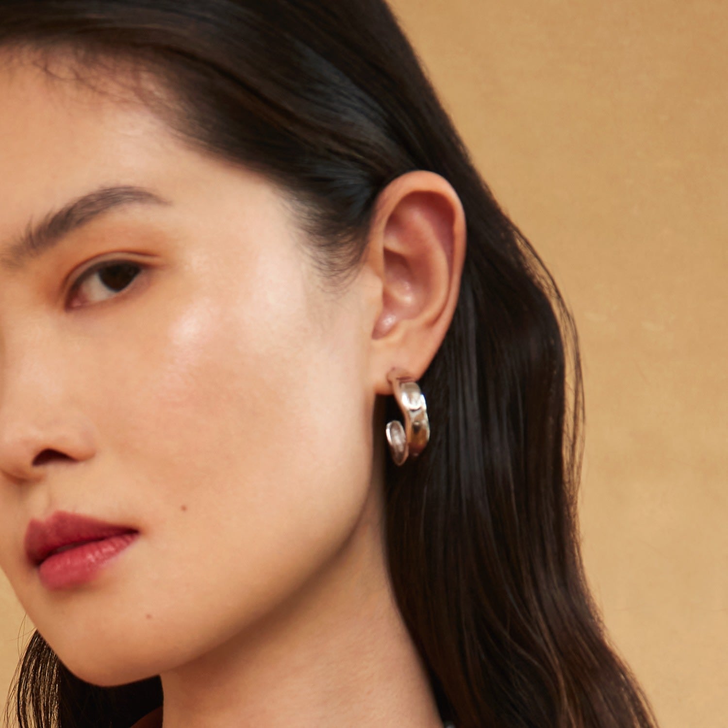 Wavi Hoops Silver