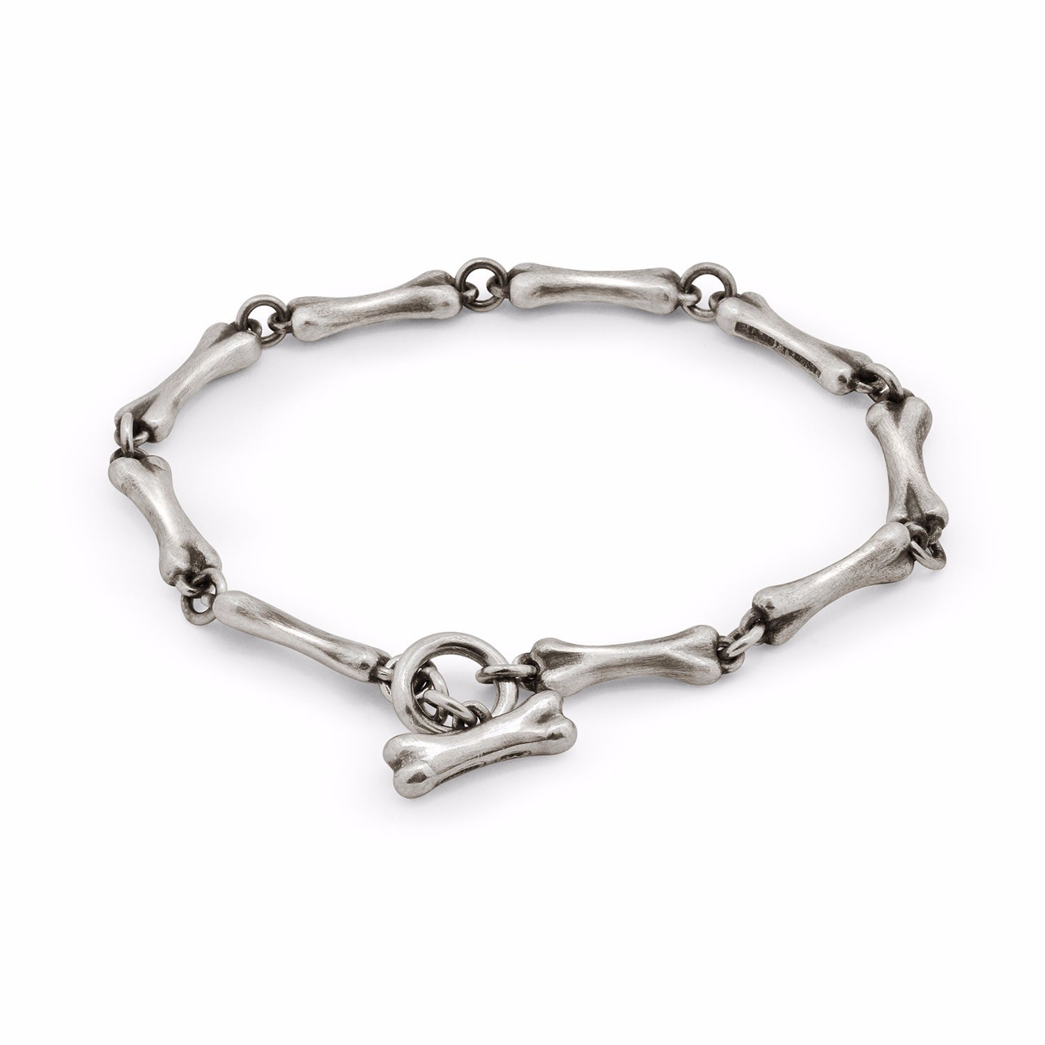 Bones Bracelet In Sterling Silver