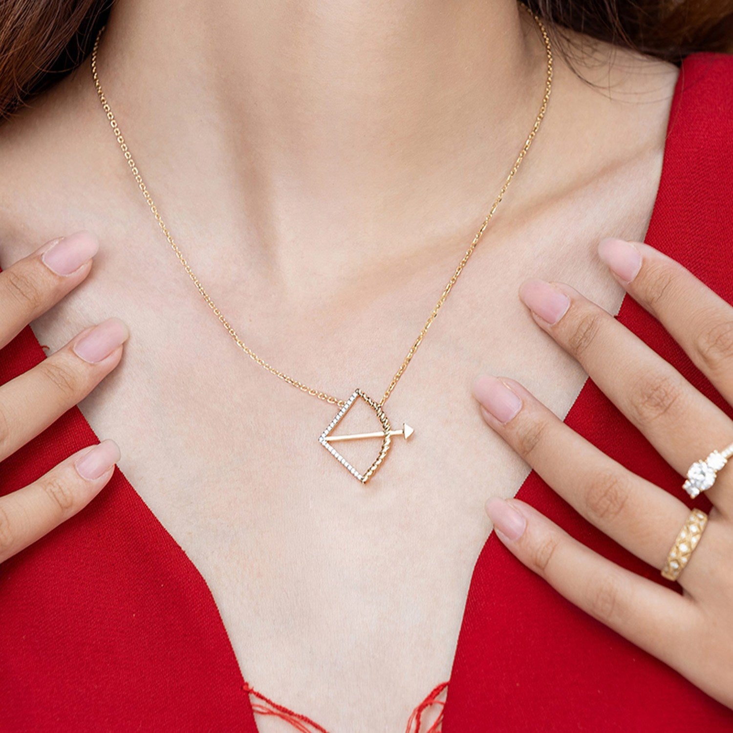 Sagittarius Zodiac Necklace