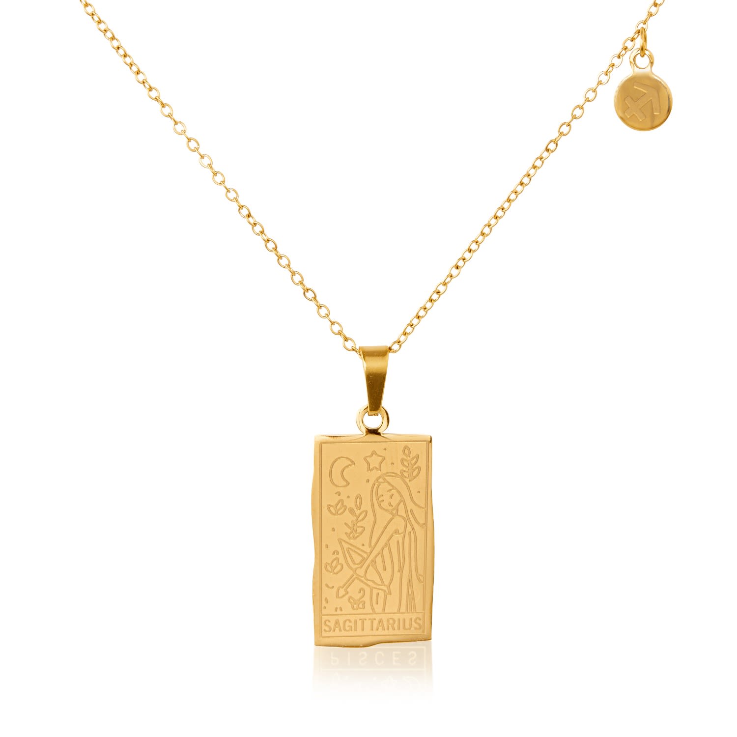 Sagittarius Zodiac Star Sign Necklace