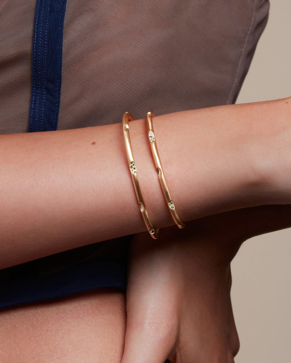 Sahara Bracelet Green Diamonds