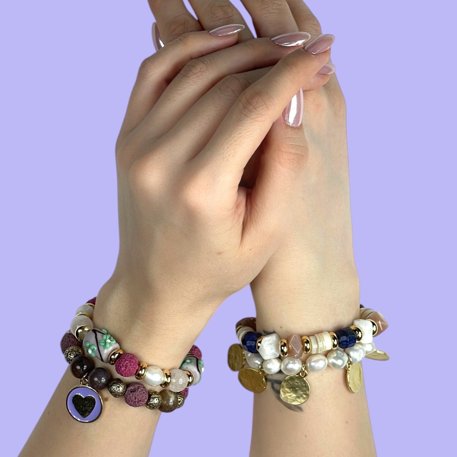 Sakura Beaded Bracelet