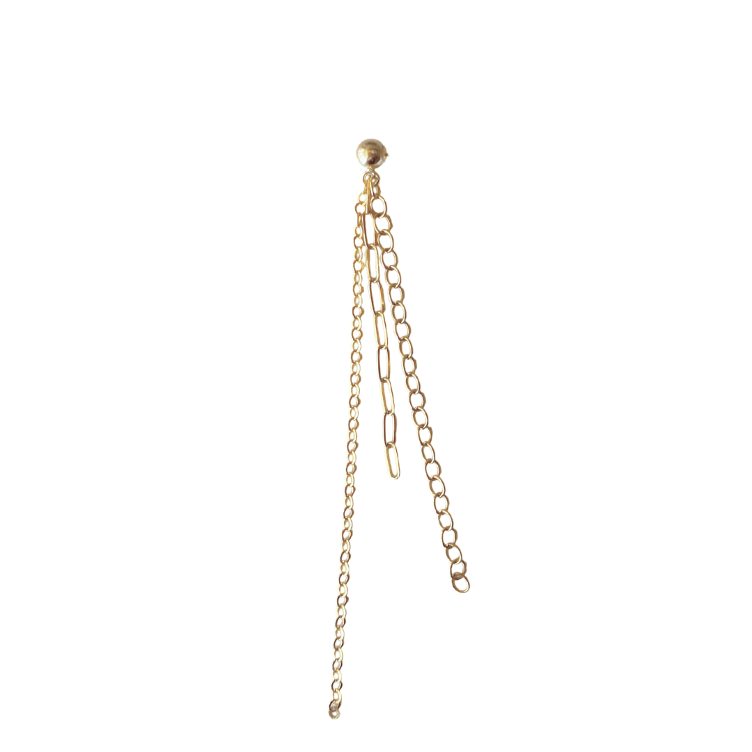 Salma Gold Chain Drop Earrings